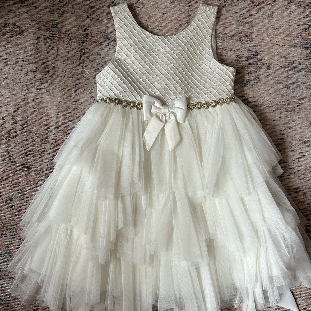 Ivory Flower Girl Dress